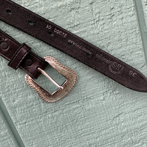 NOCONA black belt 36 concho basket weave - Picture 5 of 10